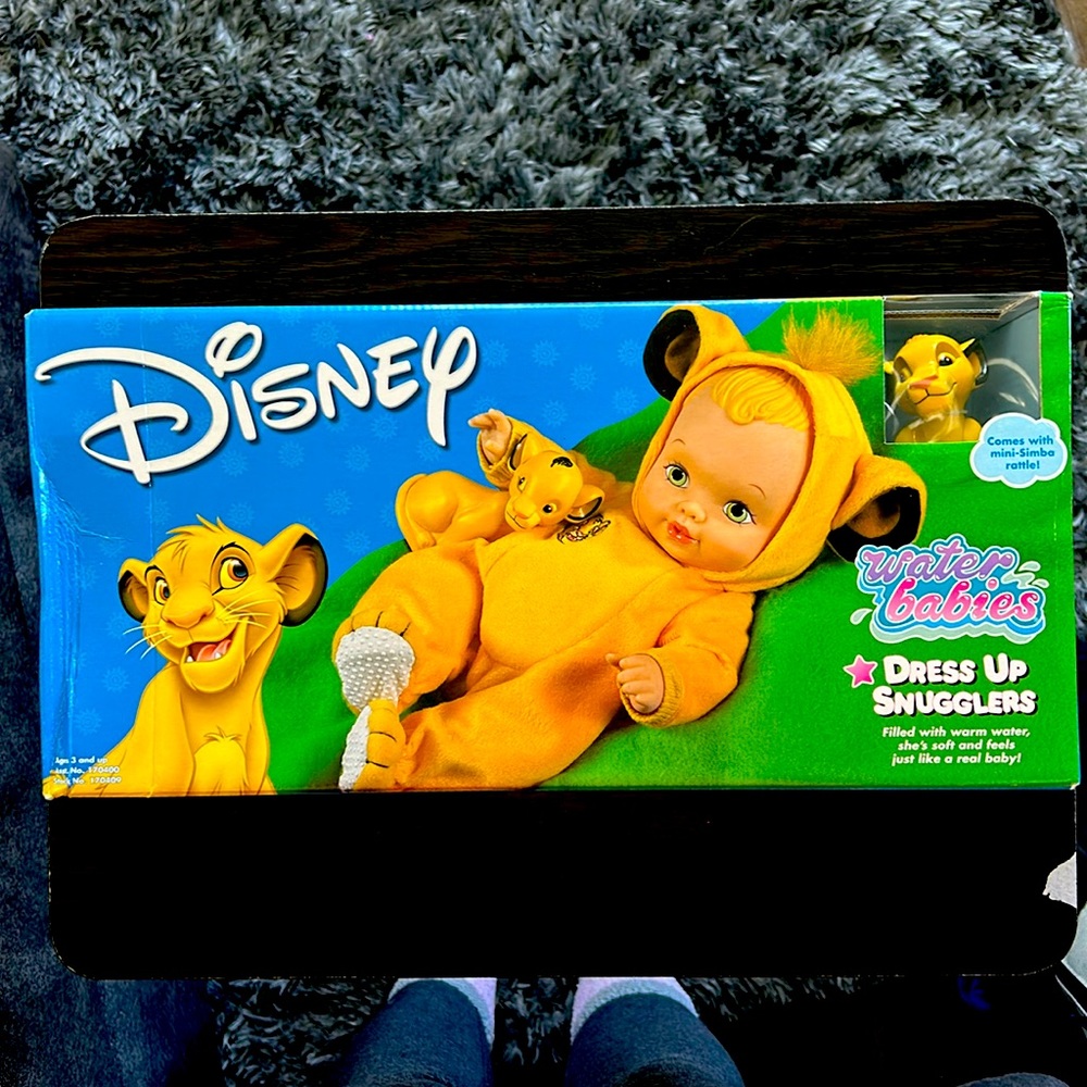 Disney Water Baby Simba Dress Up Snuggler Doll